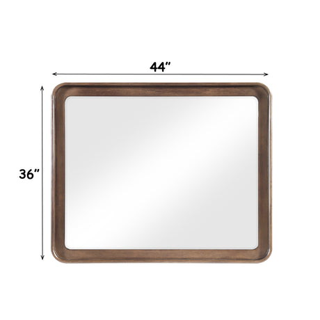 Ouida Brown and Gold Mirror | OROA