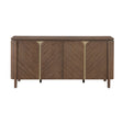 Modern European furniture - Ouida Brown and Gold Server - www.oroa.com