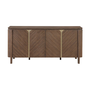 Modern European furniture - Ouida Brown and Gold Server - www.oroa.com