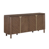 Modern European furniture - Ouida Brown and Gold Server - www.oroa.com