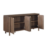 Modern European furniture - Ouida Brown and Gold Server - www.oroa.com