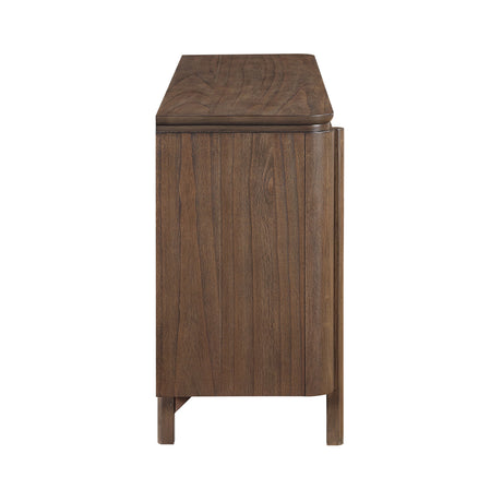 Modern European furniture - Ouida Brown and Gold Server - www.oroa.com