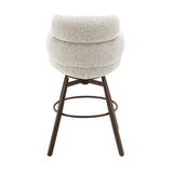 Beige Swivel Bar Stool | OROA