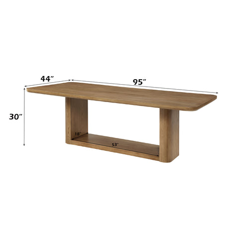 Zoey Oak Dining Table | OROA