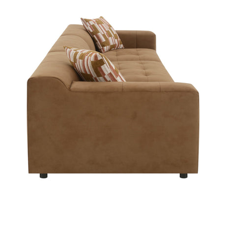 Suede Contemporary Modular Sofa | OROA