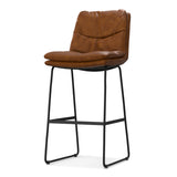 Camel Brown Bar Stools (2) by OROA