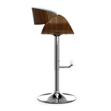 Adjustable Blue Swivel Barstool by OROA