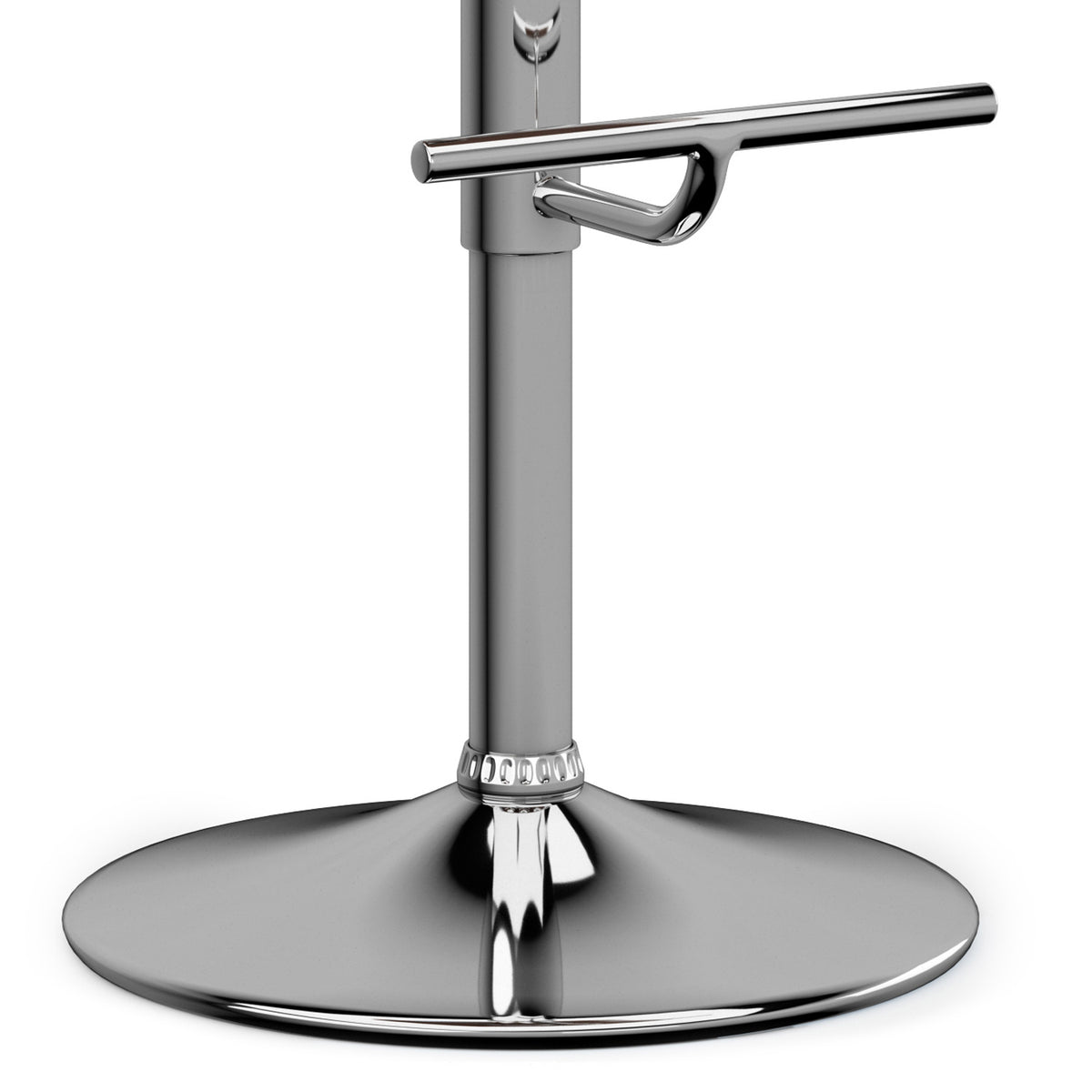 Adjustable Blue Swivel Barstool by OROA