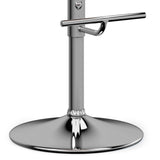 Adjustable Blue Swivel Barstool by OROA