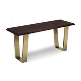 Modern European furniture - Cognac Terence Bench - www.oroa.com