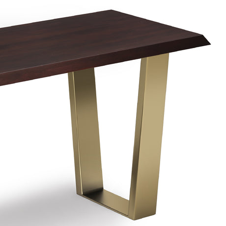 Modern European furniture - Cognac Terence Bench - www.oroa.com