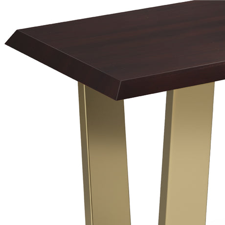 Modern European furniture - Cognac Terence Bench - www.oroa.com