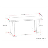 Modern European furniture - Cognac Terence Bench - www.oroa.com