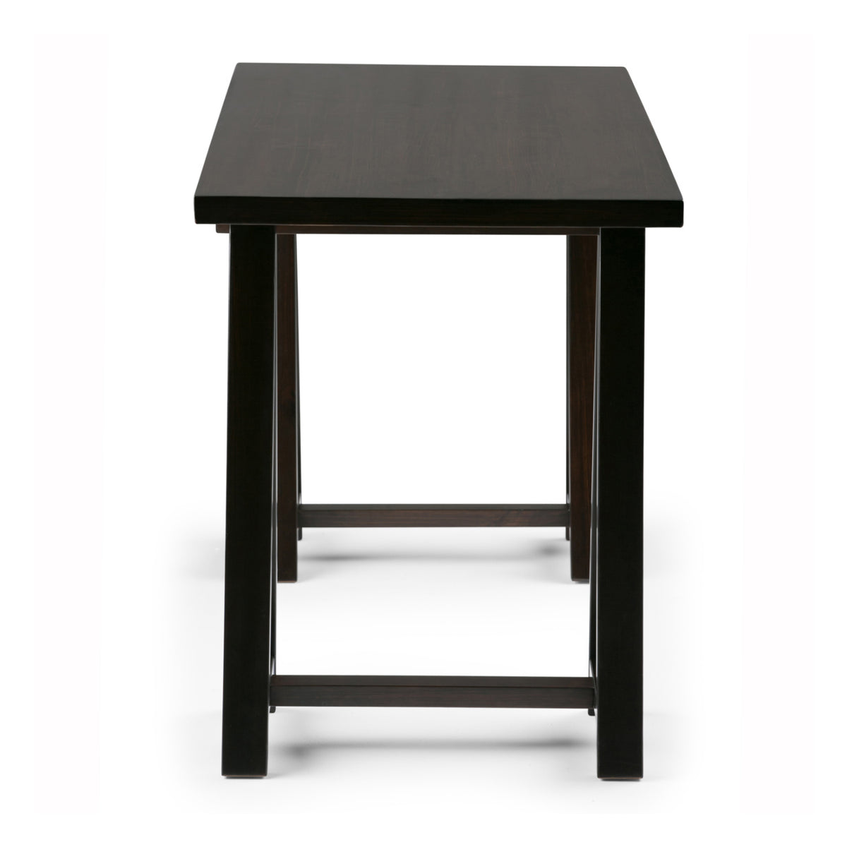 Modern European furniture - Dark Chestnut Brown Solid Wood Desk - www.oroa.com