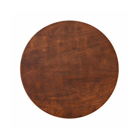 Round Pedestal Dimple Accent Table | OROA