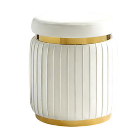 Modern European furniture - Contemporary Round Accent Stool - www.oroa.com