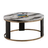 Gold Ring Frame Coffee Table | OROA