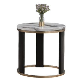 Modern European furniture - Contemporary Marble Top End Table - www.oroa.com
