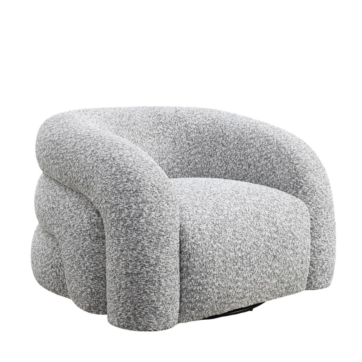 Gray Curve Swivel Chair | OROA