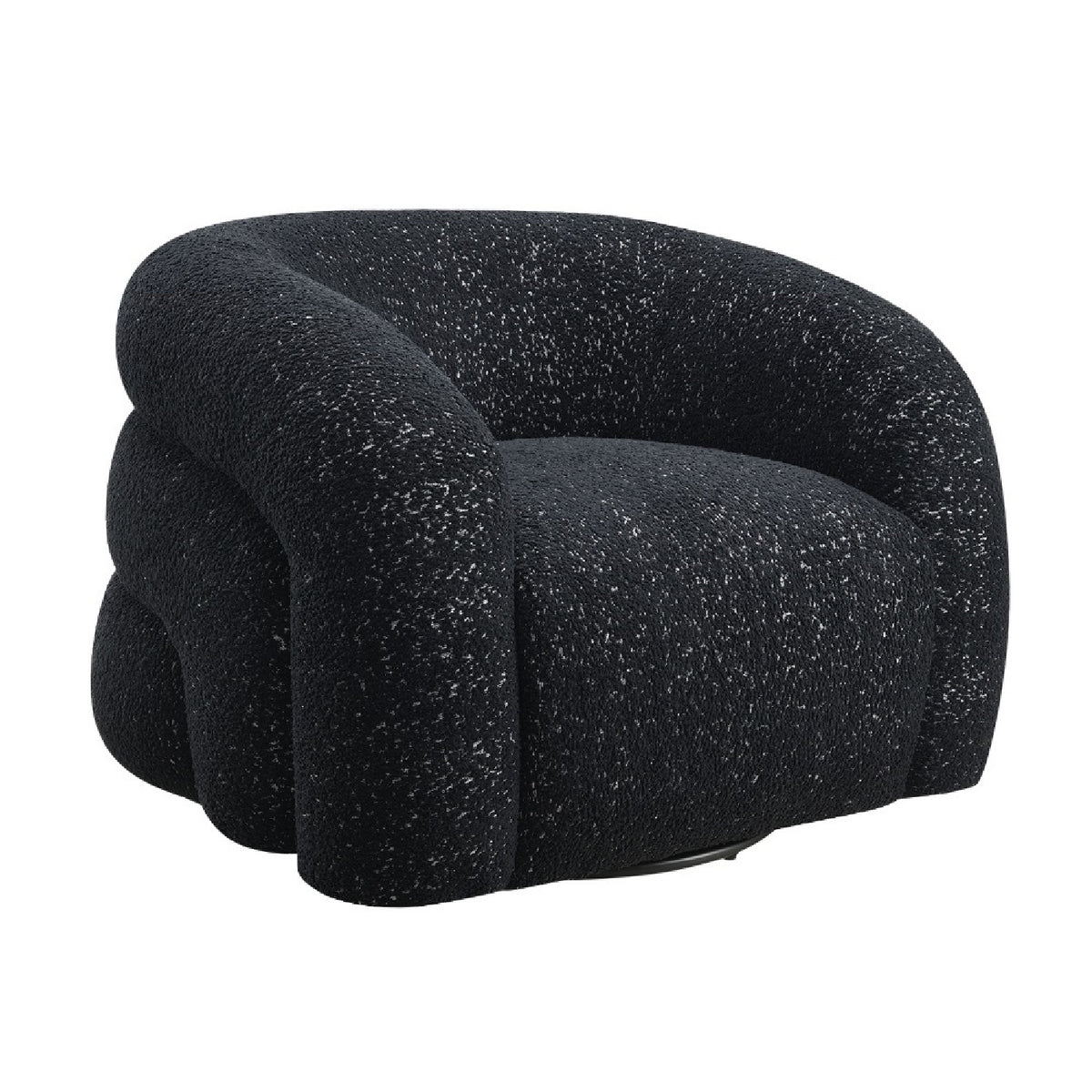 Black Curve Back Swivel Chair | OROA