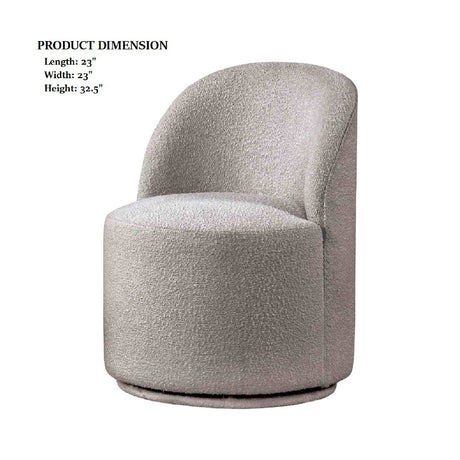 Gray Swivel Dining Chair | OROA