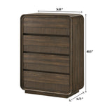 Brown Warm Wood Chest | OROA