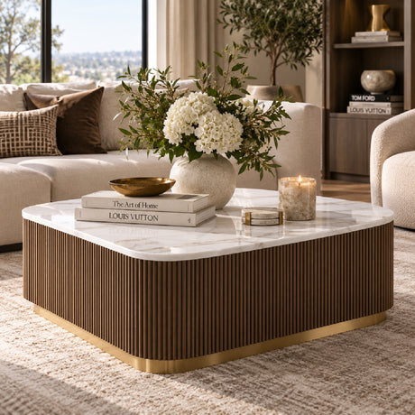 Modern Square Cocktail Table | OROA
