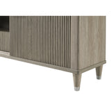 Modern European furniture - Modern Sleek White Faux Marble Top TV Stand - www.oroa.com