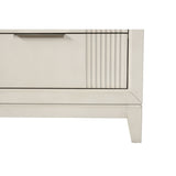 Antique White Fluted Wooden Dresser | OROA
