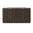 Modern European furniture - Contemporary Marble Top Dresser - www.oroa.com