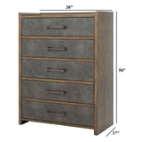Modern European furniture - Modern Two Tone Design Chest - www.oroa.com