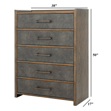 Modern European furniture - Modern Two Tone Design Chest - www.oroa.com