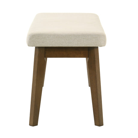 Modern European furniture - Beige Fabric Upholstery Bench - www.oroa.com