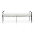 Modern European furniture - Contemporary Style Gunmetal Bench - www.oroa.com