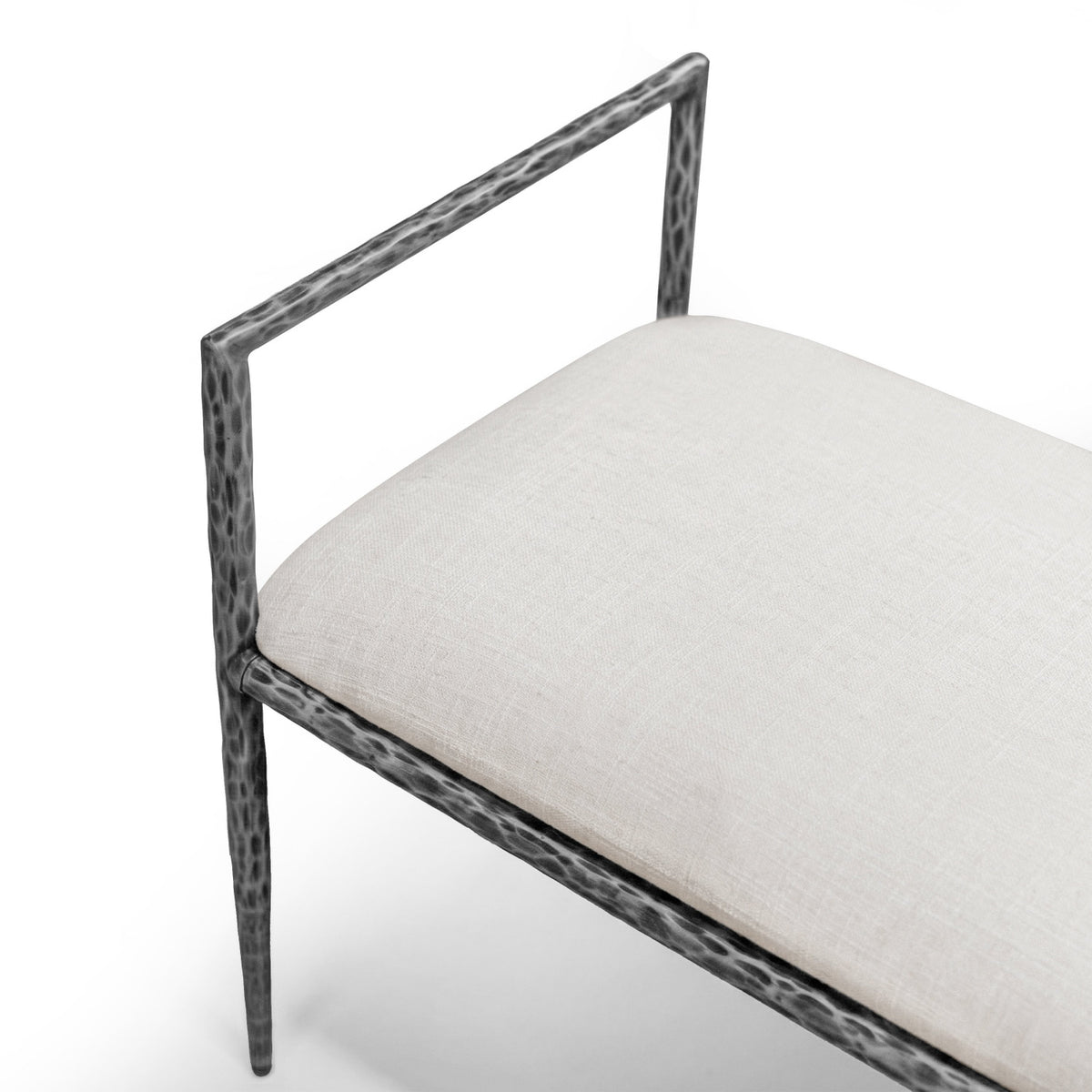 Modern European furniture - Contemporary Style Gunmetal Bench - www.oroa.com