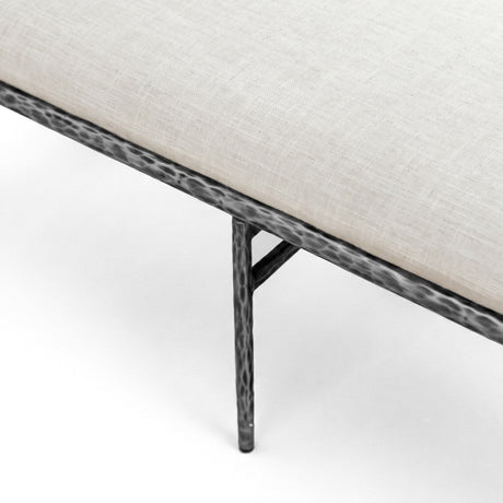 Modern European furniture - Contemporary Style Gunmetal Bench - www.oroa.com