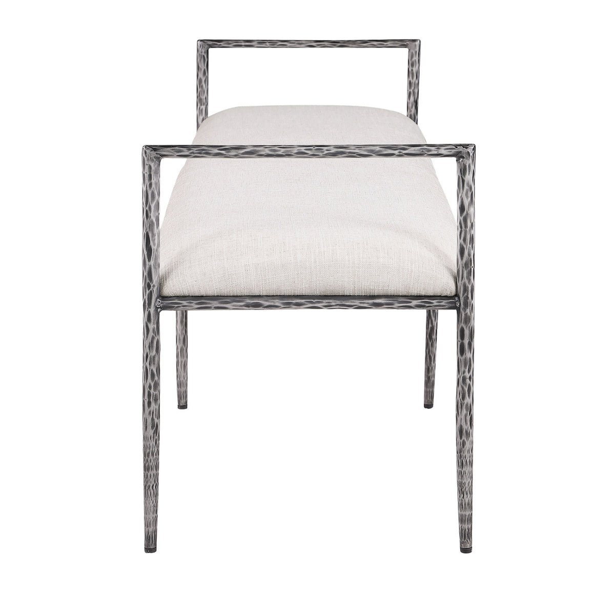 Modern European furniture - Contemporary Style Gunmetal Bench - www.oroa.com
