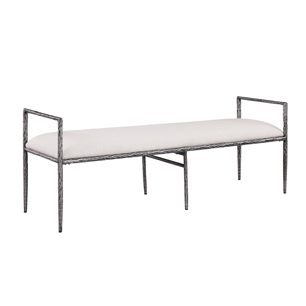 Modern European furniture - Contemporary Style Gunmetal Bench - www.oroa.com