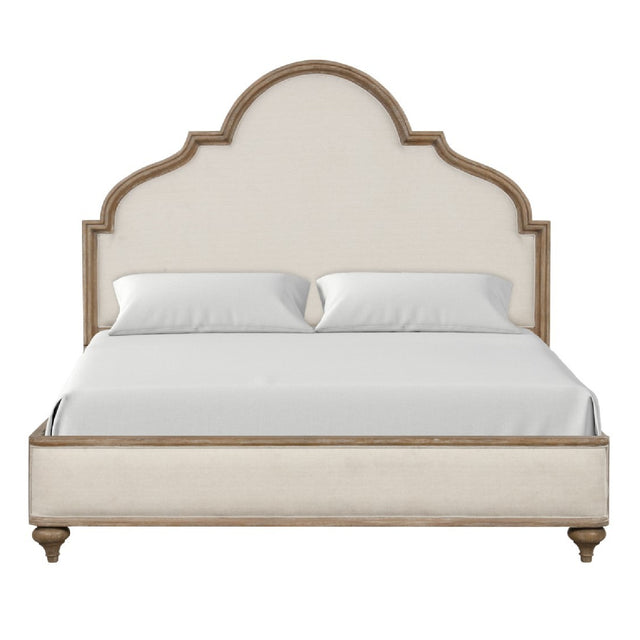 Modern European furniture - Classic Rustic Oak Queen Bed - www.oroa.com