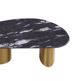 Matte Gold Finish Coffee Table | OROA