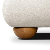 Modern European furniture - Boucle Upholstered King Bed - www.oroa.com