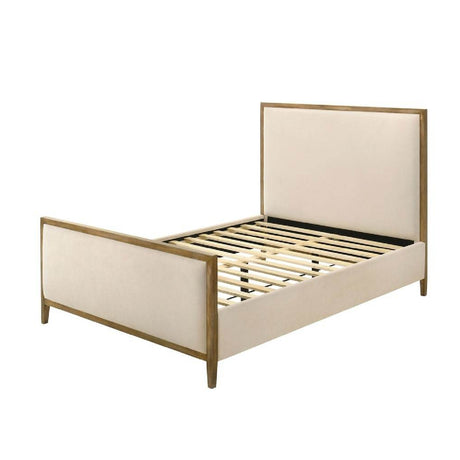 Modern European furniture - Upholstered Panel Design Queen Bed - www.oroa.com