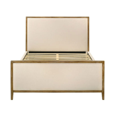 Modern European furniture - Upholstered Panel Design Queen Bed - www.oroa.com