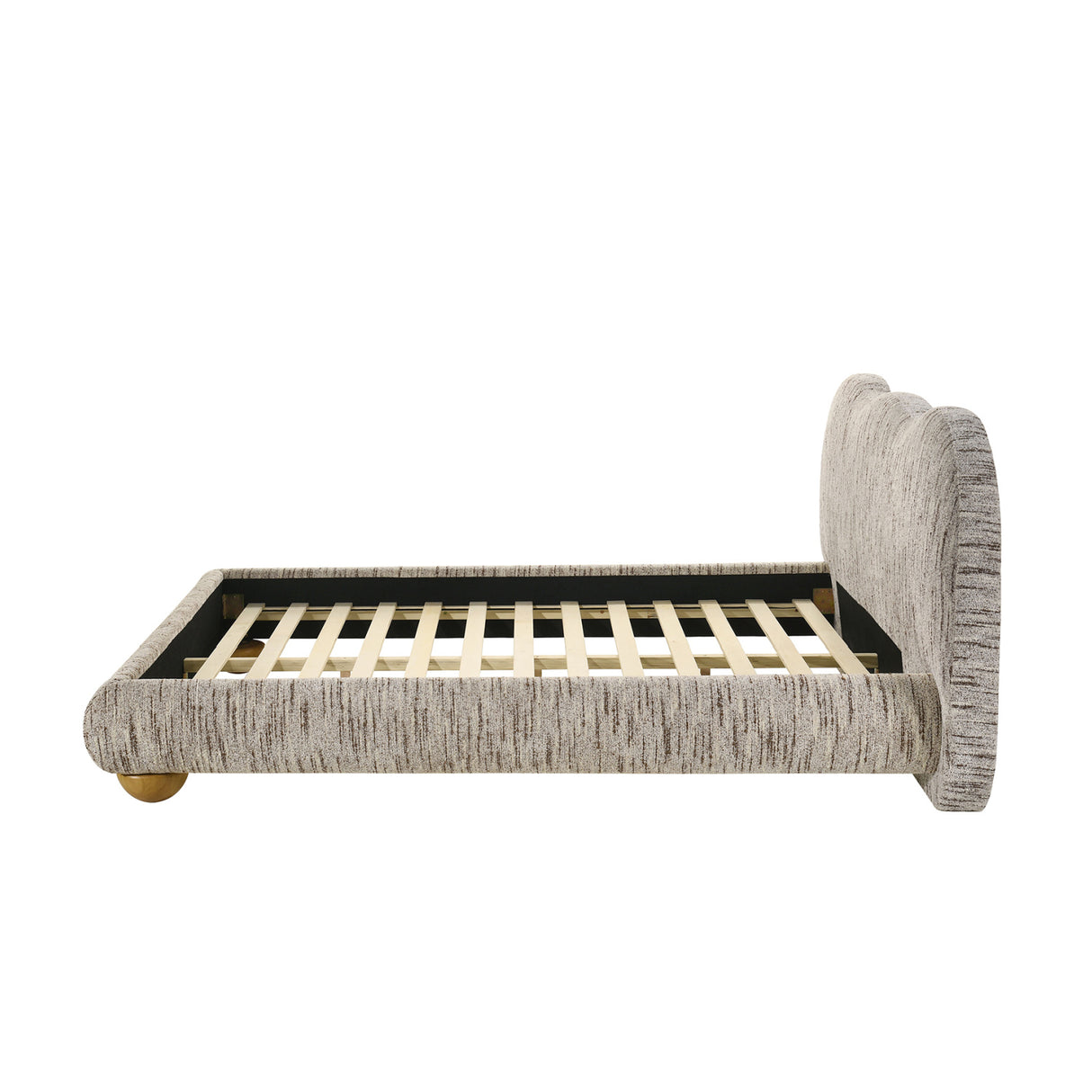 Contemporary Latte Brown Queen Bed | OROA