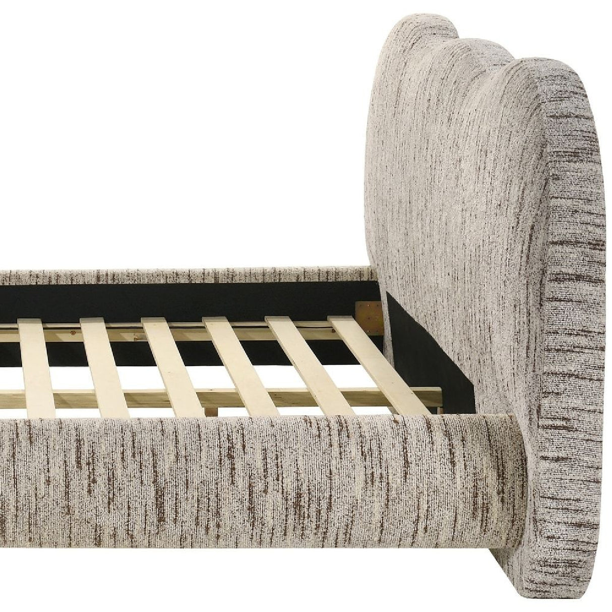 Contemporary Latte Brown Queen Bed | OROA