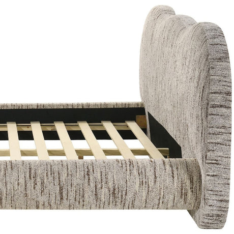 Contemporary Latte Brown Queen Bed | OROA