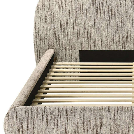 Contemporary Latte Brown Queen Bed | OROA