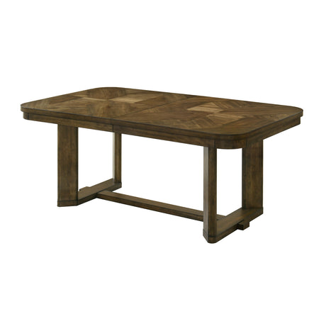 Leaf Wood Rectangular Dining Table | OROA