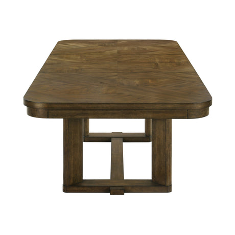 Leaf Wood Rectangular Dining Table | OROA