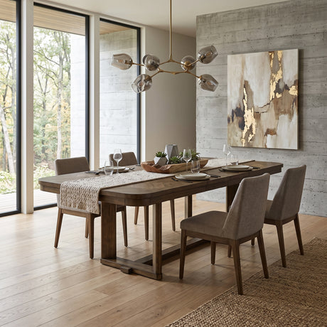 Leaf Wood Rectangular Dining Table | OROA